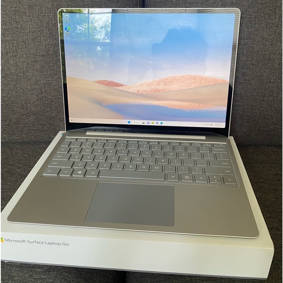 Touchscreen Microsoft laptop still like new I’ve only used it twice.